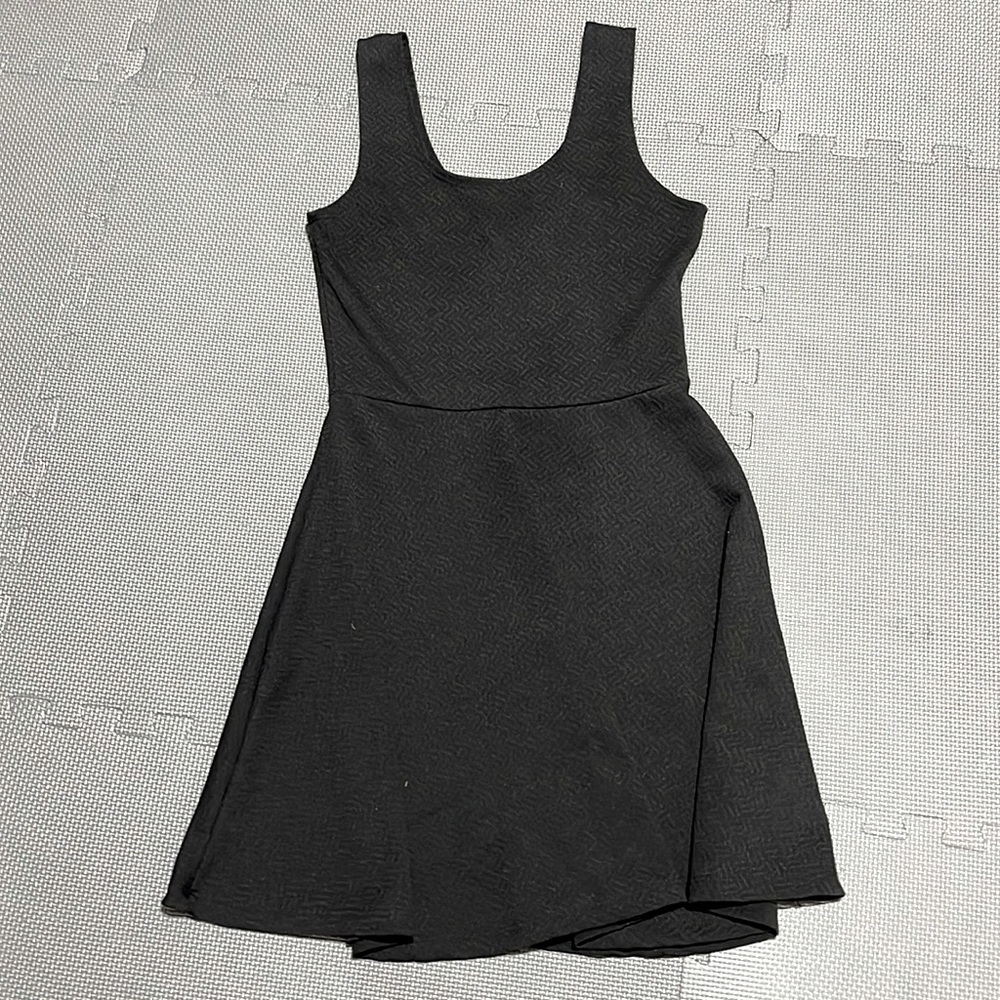 Black skater dress